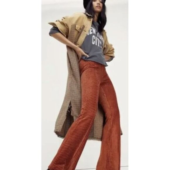 NWT Free People Bentley Ombre Shirt Jacket-sz Medium - Picture 3 of 11